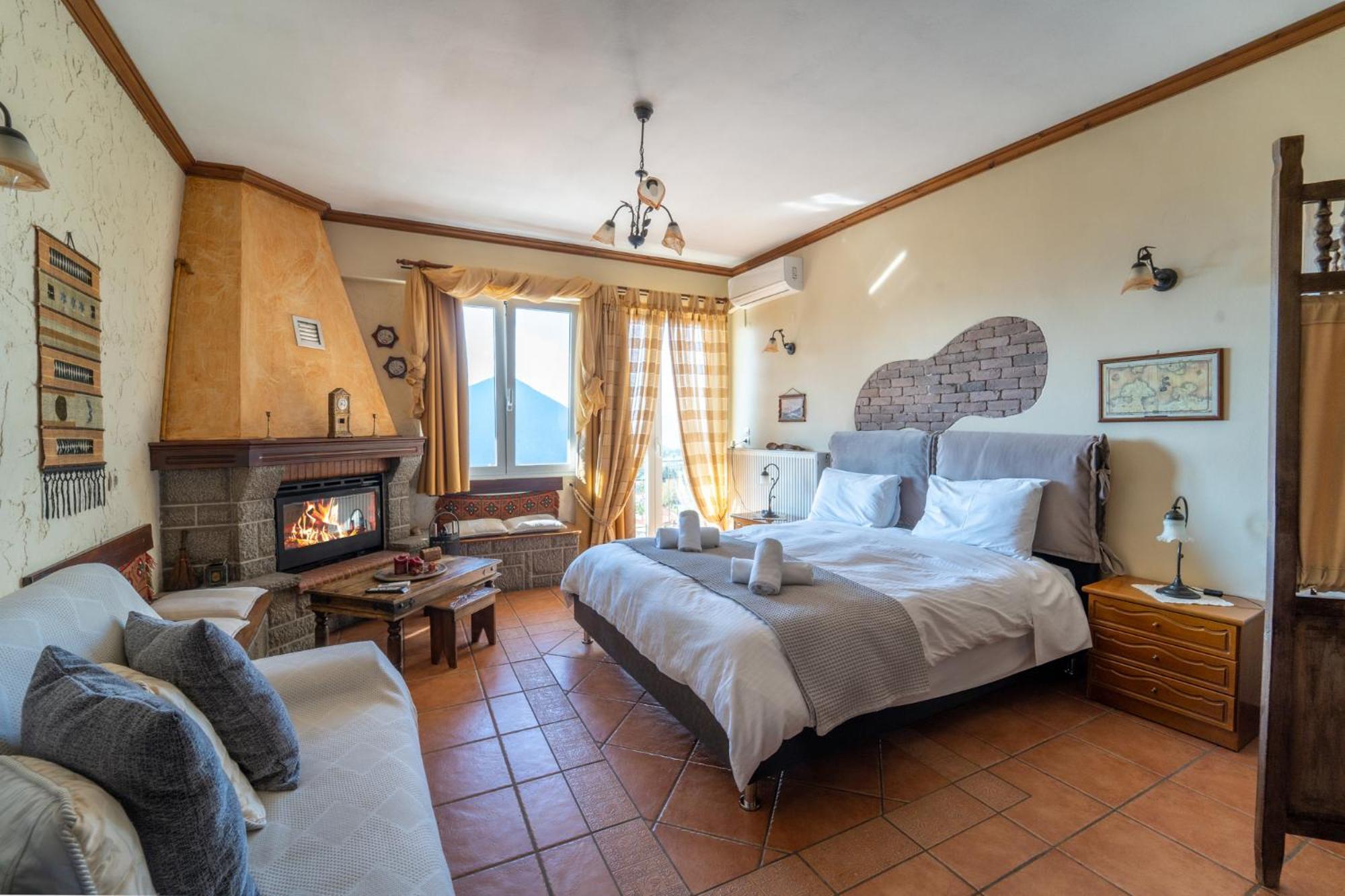 Semeli Guesthouse Karpenísion Exteriér fotografie