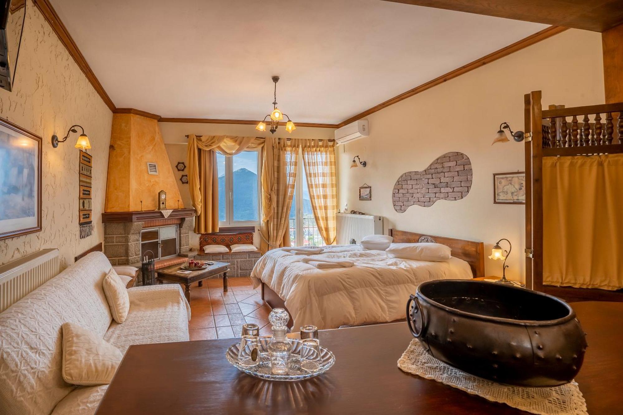 Semeli Guesthouse Karpenísion Exteriér fotografie