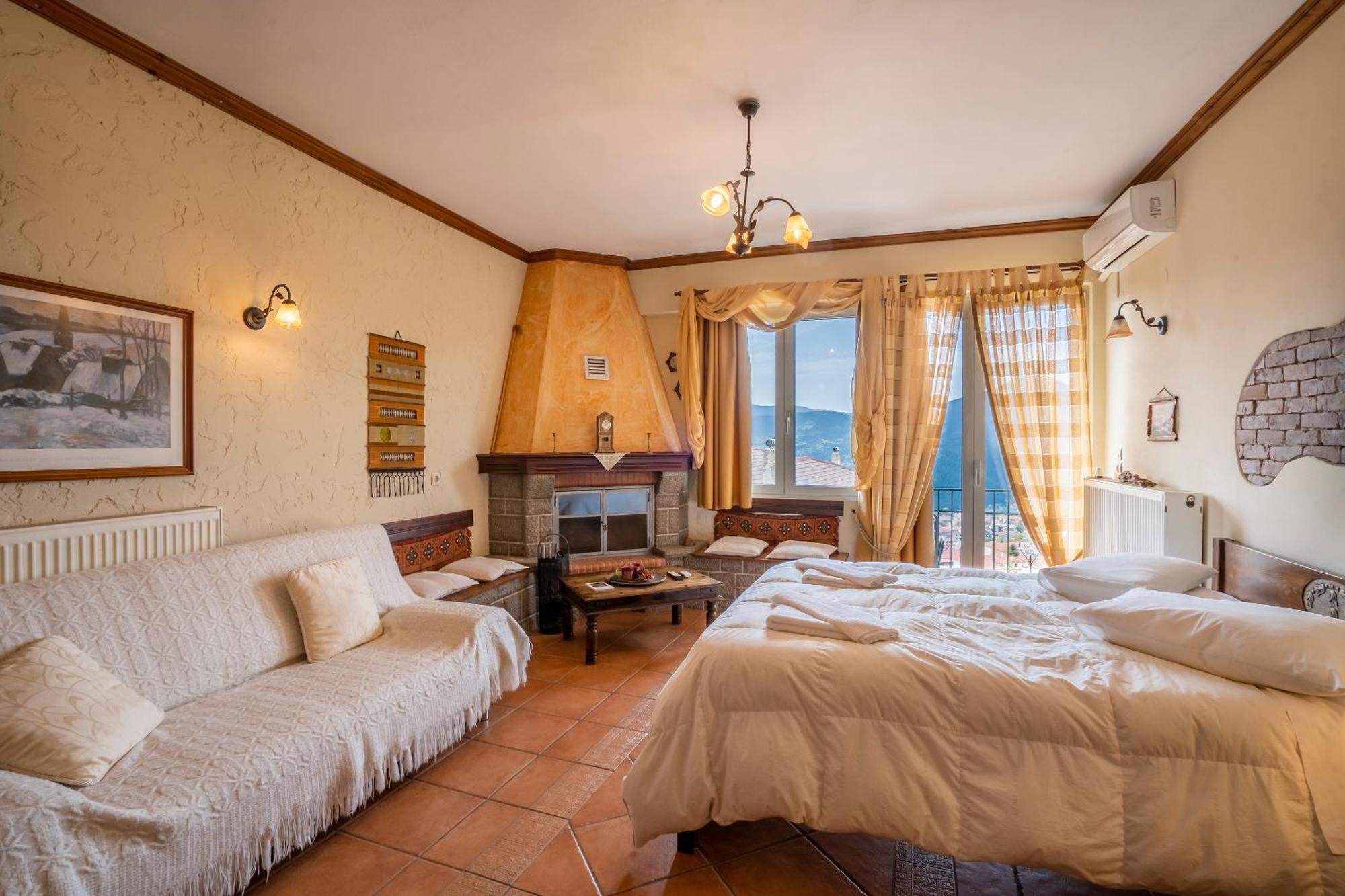 Semeli Guesthouse Karpenísion Exteriér fotografie