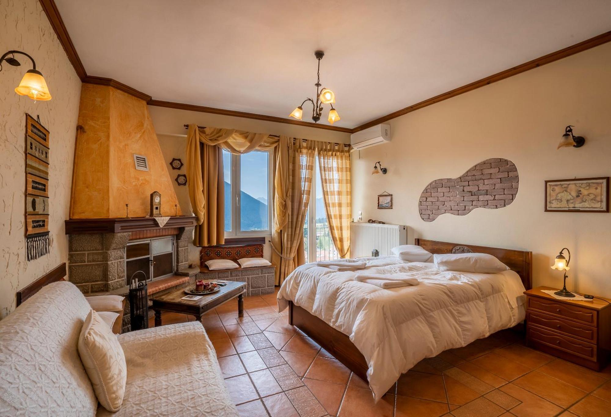 Semeli Guesthouse Karpenísion Exteriér fotografie